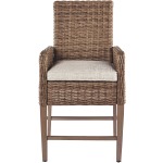 Beachcroft Bar Stool with Cushion (Set of 2)