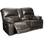 Hallstrung Power Reclining Loveseat with Console