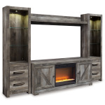 Wynnlow 4-Piece Entertainment Center with Fireplace