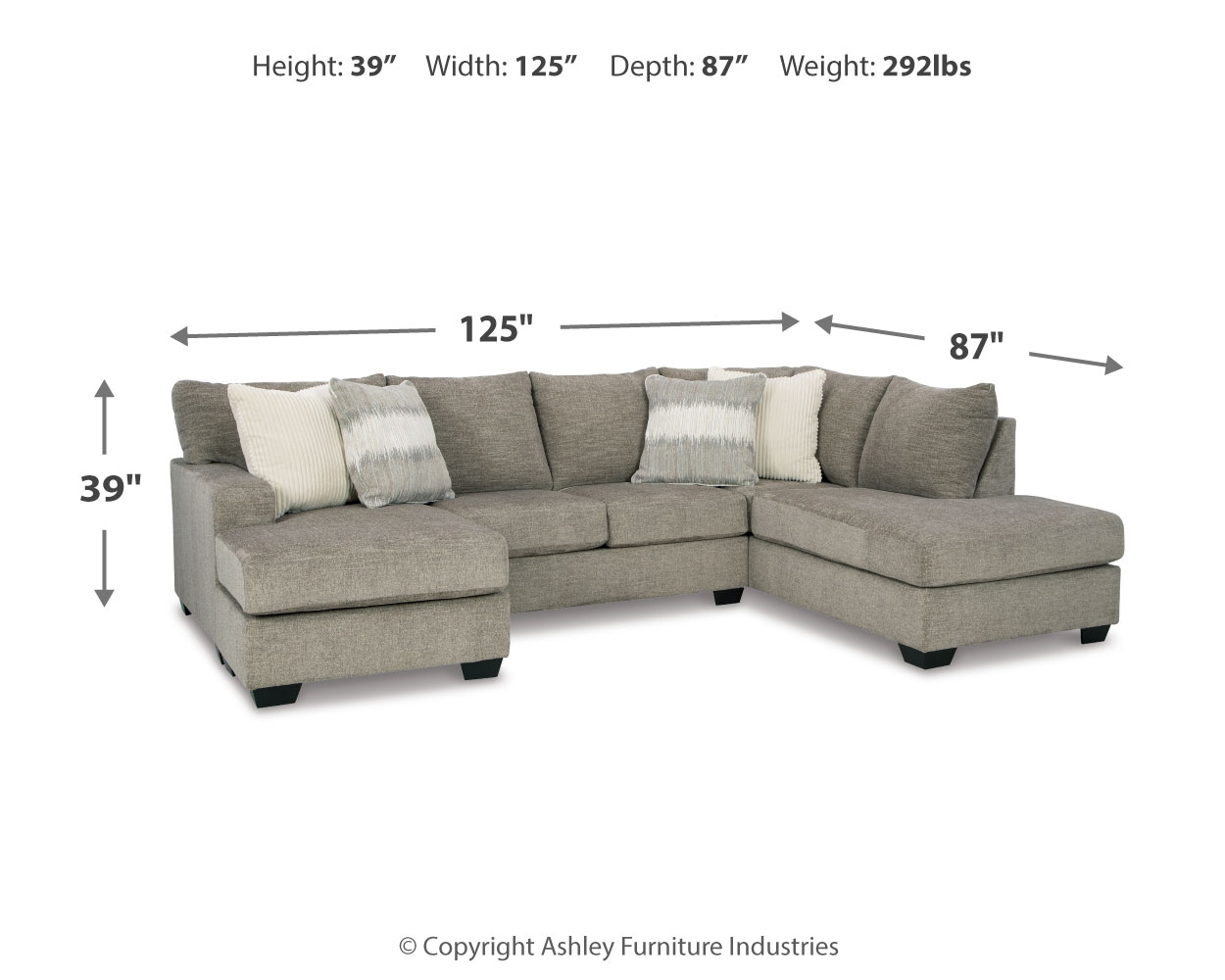 Creswell 2Piece Sectional with Chaise 15305S1 by Signature Design by