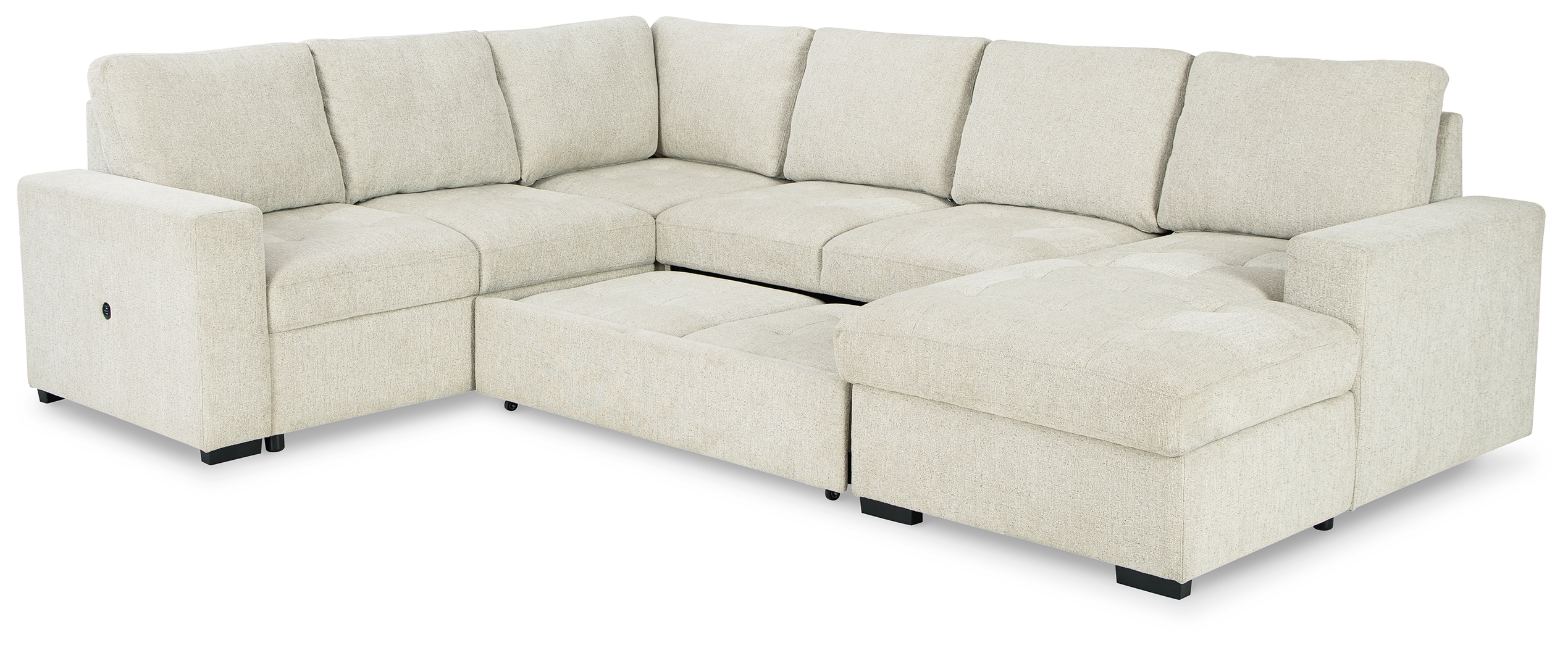 Millcoe 3Piece Sectional with Pop Up Bed 26605S1 by Signature Design