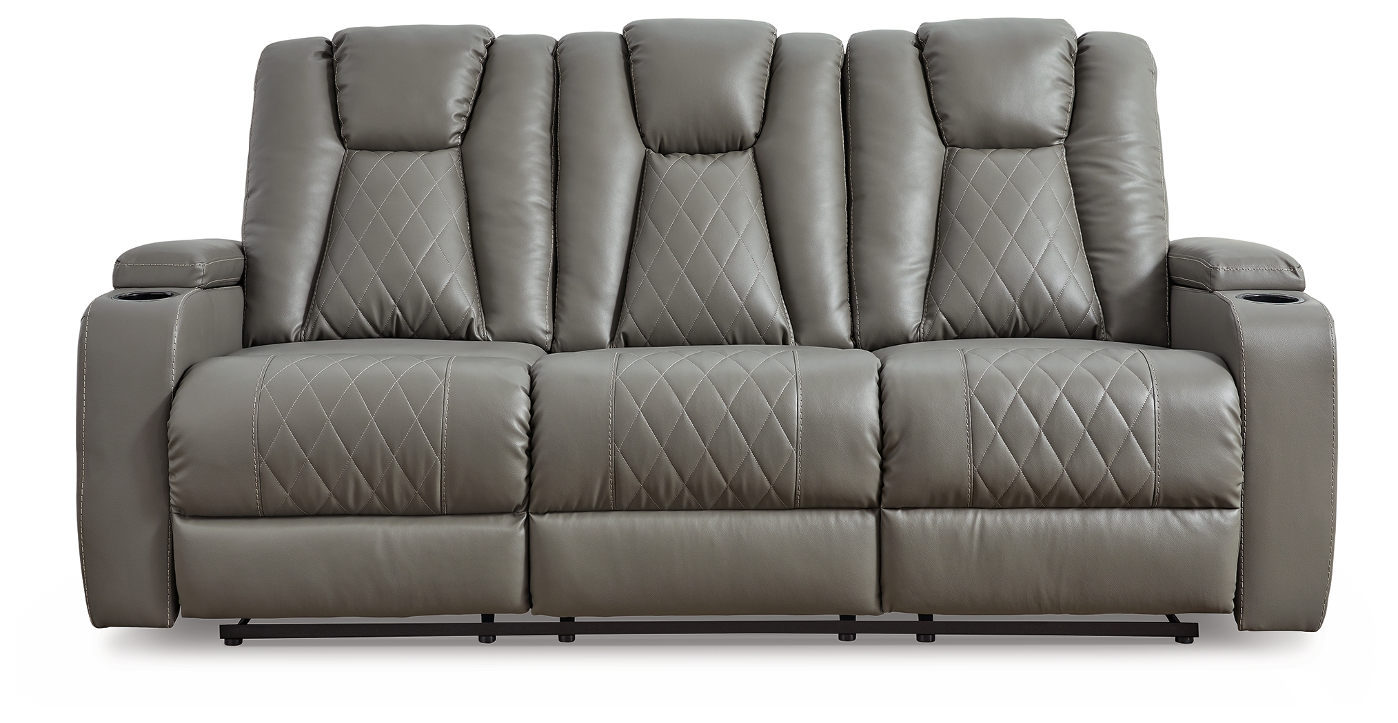 Mancin Reclining Sofa with Drop Down Table 2970289 by Signature Design