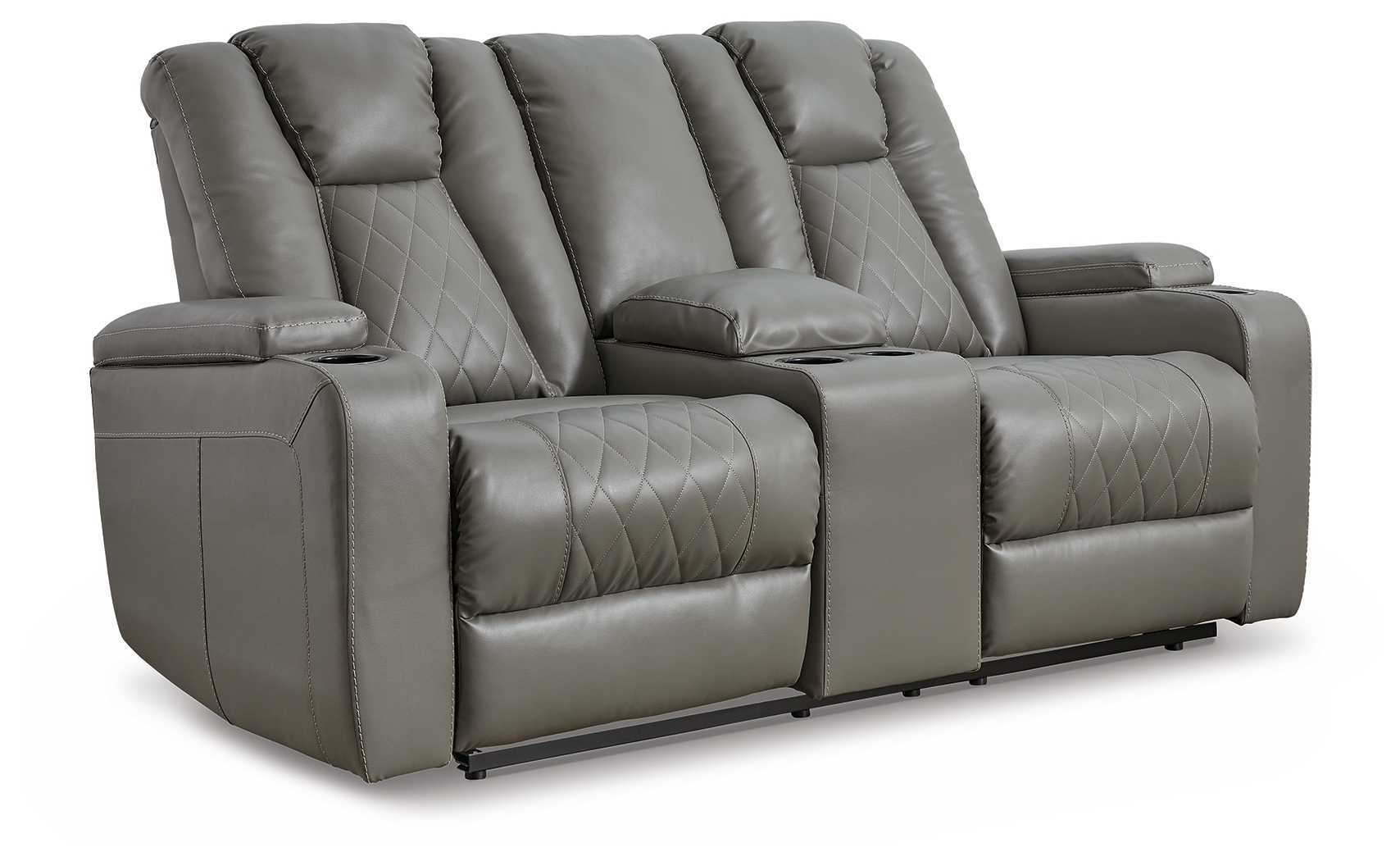 Mancin Reclining Loveseat with Console 2970294 by Signature Design by