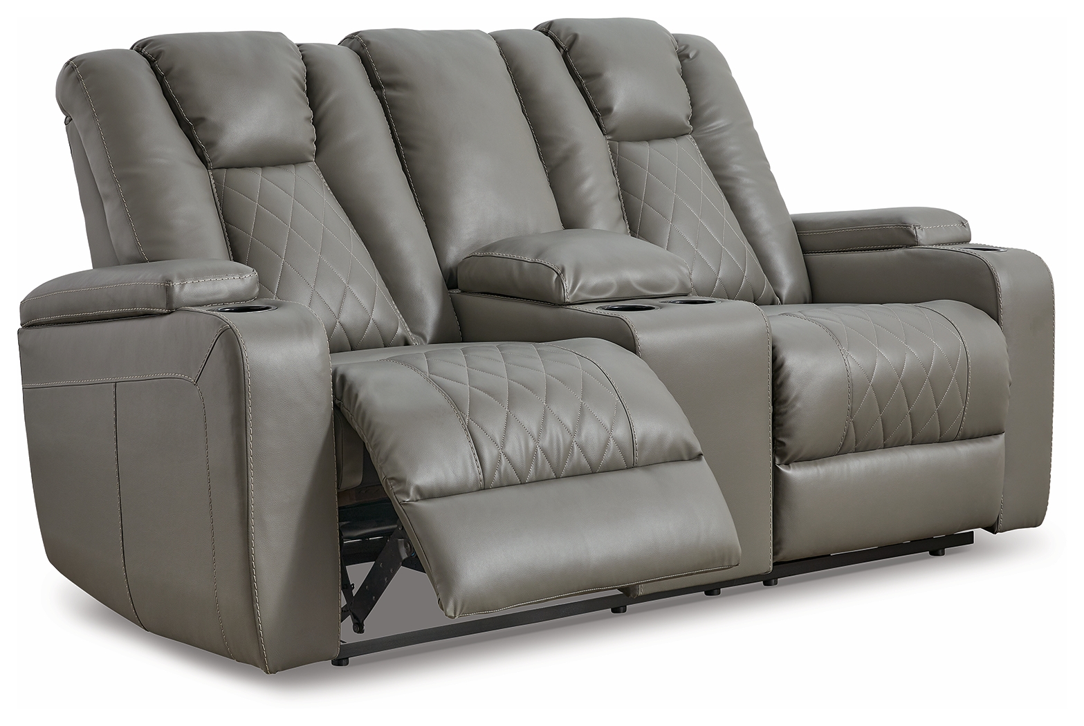 Mancin Reclining Loveseat with Console 2970294 by Signature Design by