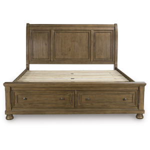 Feddinger King Storage Sleigh Bed
