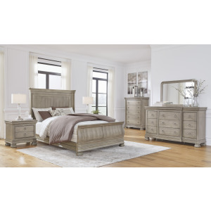Lexorne 5 PC Queen Sleigh Bedroom Set