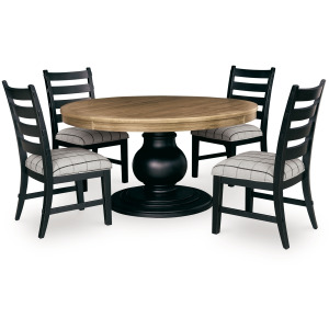 Gramburg Dining Table and 4 Chairs