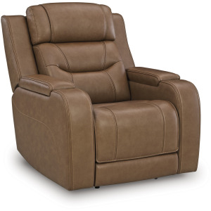 Dreamer Power Recliner with Immersive Audio Seating - Caramel