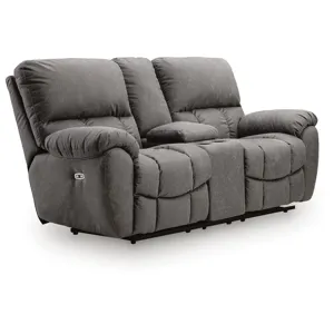 Bakerstein Power Reclining Loveseat with Console