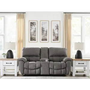 Bakerstein Power Reclining Loveseat with Console