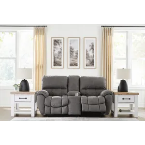 Bakerstein Power Reclining Loveseat with Console