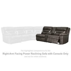Kincord Right-Arm Facing Power Reclining Sofa with Console