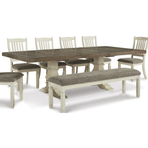 Bolanburg 6 PC Extention Dining Set