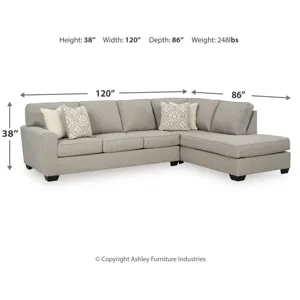 Reydell 2-Piece Sectional with Chaise