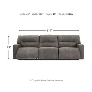 Next-Gen DuraPella 3-Piece Power Reclining Sectional