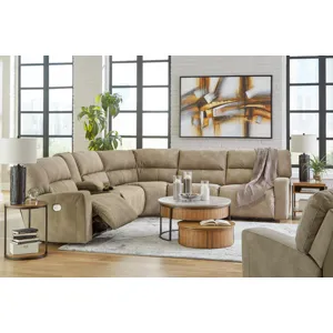 Next-Gen DuraPella 6-Piece Power Reclining Sectional
