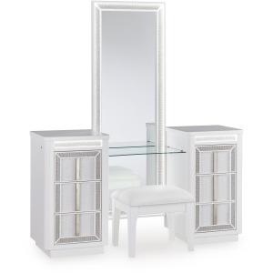 Chalanna Vanity with Mirror & Bench