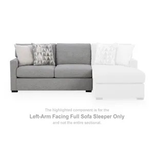 UrbanCrest Left-Arm Facing Full Sofa Sleeper