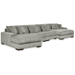 Lindyn 4-Piece Sectional with Double Chaise