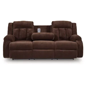 Greely Bend Power Reclining Sofa with Drop Down Table