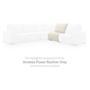 East Loft Armless Power Recliner