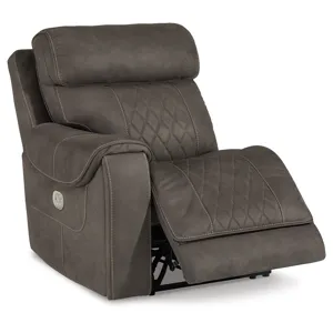 Hoopster Left-Arm Facing Power Recliner
