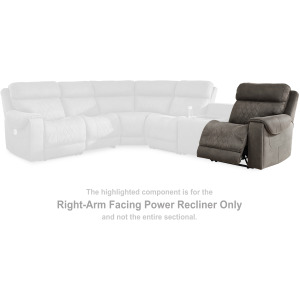 Hoopster Right-Arm Facing Power Recliner