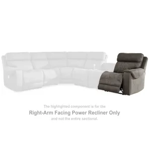 Hoopster Right-Arm Facing Power Recliner