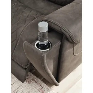 Hoopster Left-Arm Facing Power Recliner