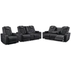 Center Point Reclining Sofa, Loveseat and Recliner