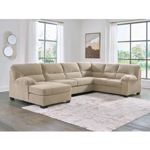 SimpleJoy 3-Piece Sectional with Chaise