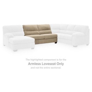 SimpleJoy Armless Loveseat