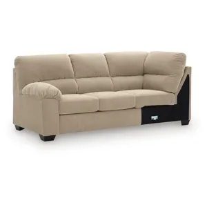 SimpleJoy Left-Arm Facing Sofa with Corner Wedge
