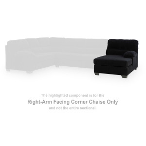 SimpleJoy Right-Arm Facing Corner Chaise