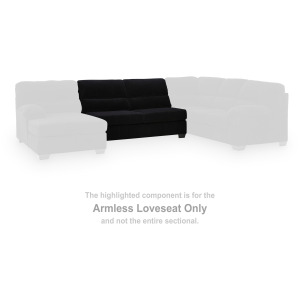 SimpleJoy Armless Loveseat