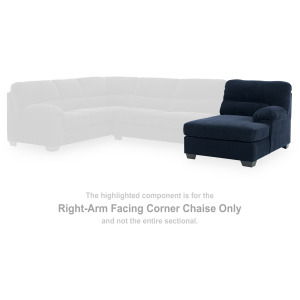SimpleJoy Right-Arm Facing Corner Chaise