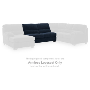 SimpleJoy Armless Loveseat