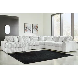 Stupendous 6-Piece Sectional with Chaise
