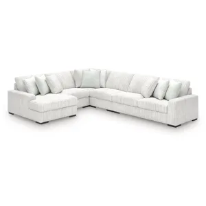 Stupendous 5-Piece Sectional with Chaise