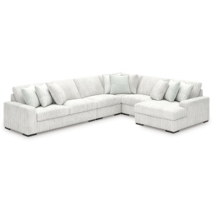 Stupendous 5-Piece Sectional with Chaise
