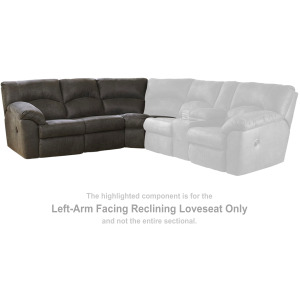 Tambo Left-Arm Facing Reclining Loveseat