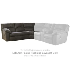 Tambo Left-Arm Facing Reclining Loveseat