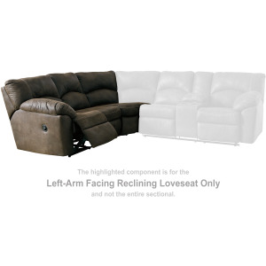 Tambo Left-Arm Facing Reclining Loveseat