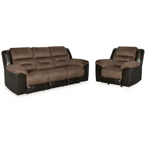 Earhart Reclining Sofa and Recliner