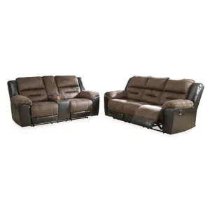 Earhart Reclining Sofa and Loveseat