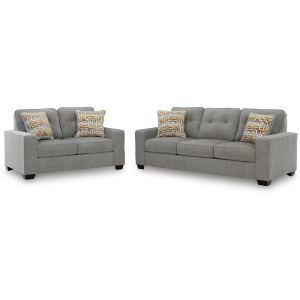 Larimer Queen Sofa Sleeper and Loveseat