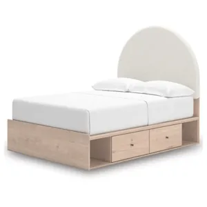 Arloster Full Upholstered Panel Bed with Storage