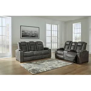 Soundcheck Power Reclining Sofa and Loveseat