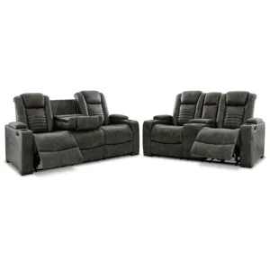 Soundcheck Power Reclining Sofa and Loveseat