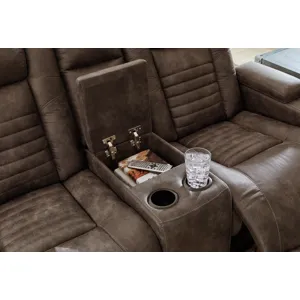 Soundcheck Power Reclining Loveseat with Console